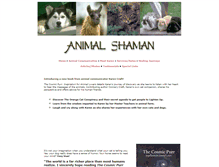 Tablet Screenshot of animalshaman.com